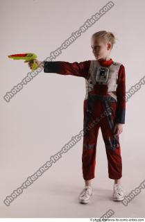 DENISA PILOT STANDING POSE WITH GUN 2